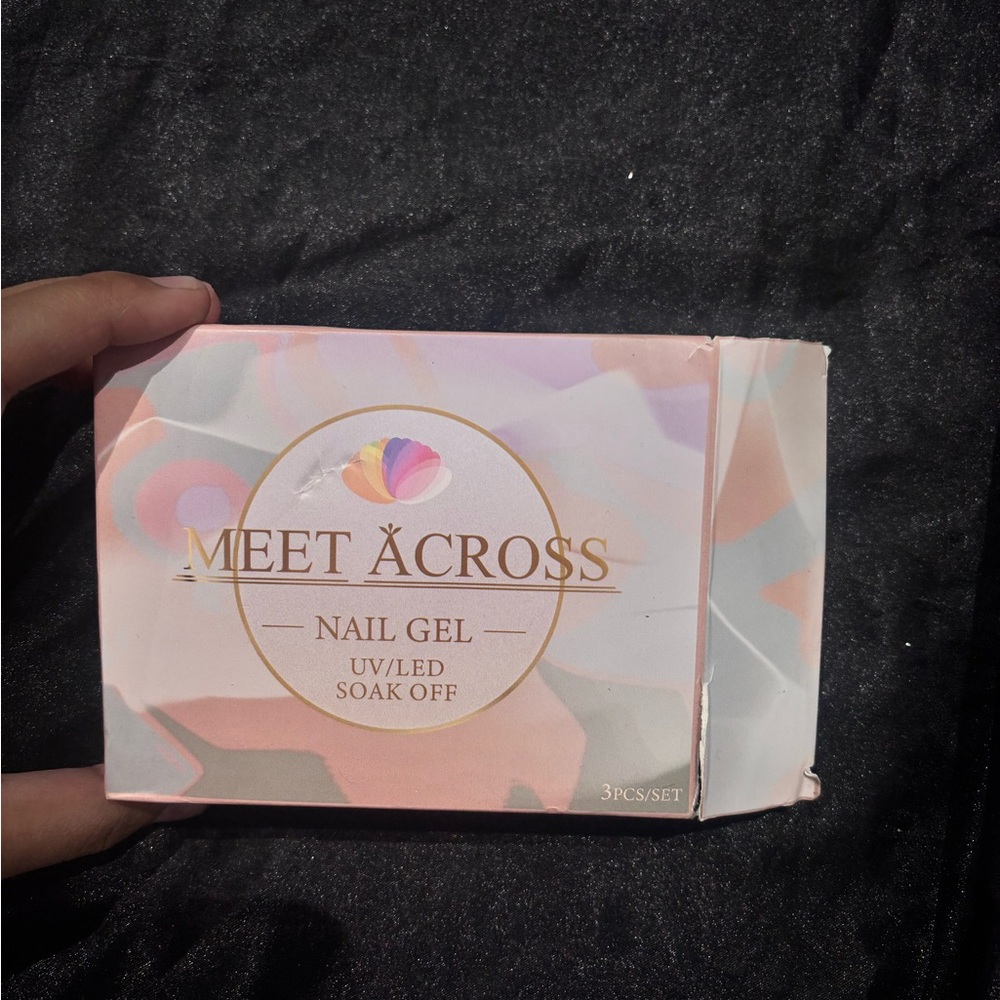 Nail Gel Set - Pink purple 3 colors